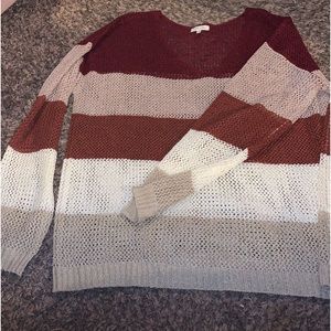 Light knit sweater.